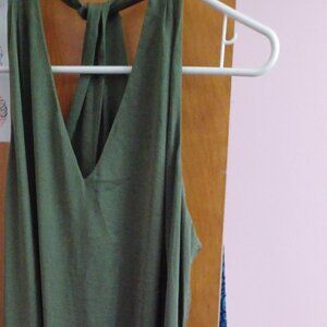 Banana Republic Long Green Dress